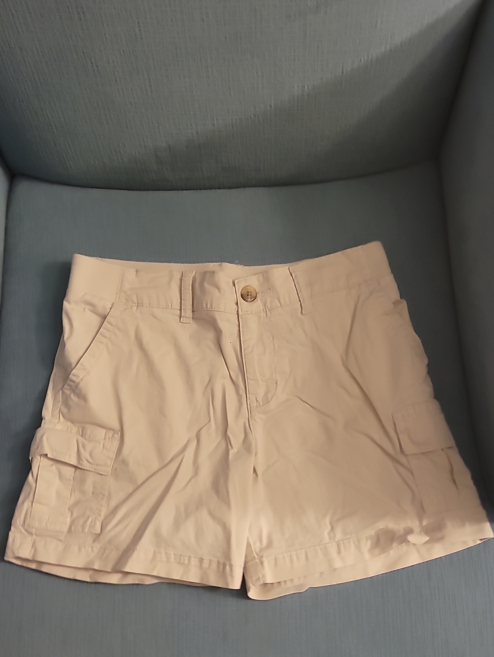 Lee Women's Light Beige Cargo Shorts